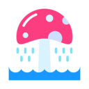 furniture and household,hygiene,shower,water park,mushroom shower